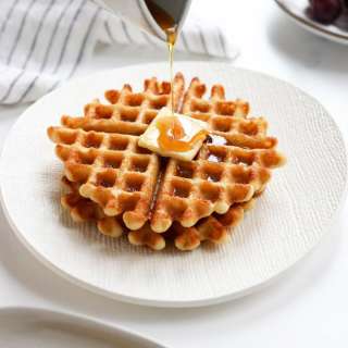 Crispy Almond Flour Waffles