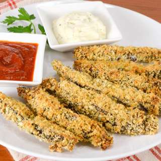 Baked Portobello Mushroom Fries