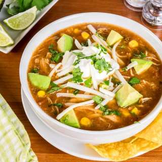 Slow-Simmered Chicken Tortilla Soup