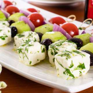 Greek Salad Skewers