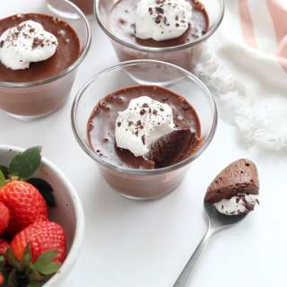 Chocolate Pots De Creme (Egg-free!)