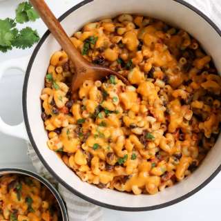 Southwest Sweet Potato Mac & Cheese