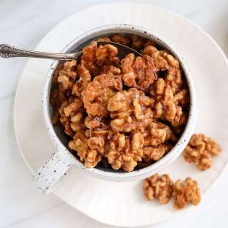 Maple Candied Walnuts