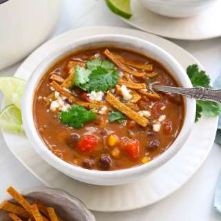 Vegetarian Tortilla Soup