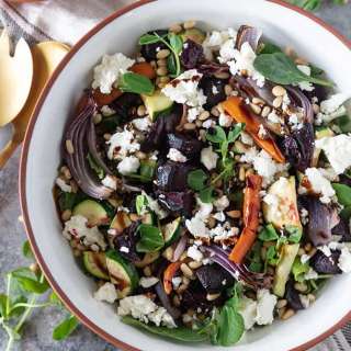 Roast Vegetable Quinoa Salad