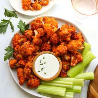 Air Fryer Buffalo Cauliflower