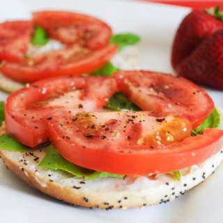Tomato and Basil Sandwich with a Twist