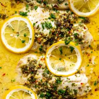 Lemon Butter Baked Tilapia