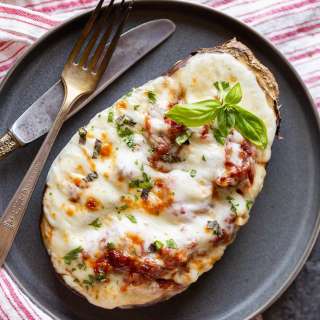 Lasagna Stuffed Eggplant Recipe