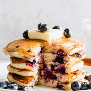 Buttermilk Blueberry Pancakes