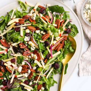 Holiday Salad with Apple Cider Dressing