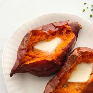 Perfectly Baked Sweet Potatoes