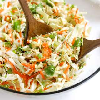 Sweet Sesame-Lime Cabbage Salad