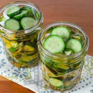 Spicy Bread and Butter Pickles