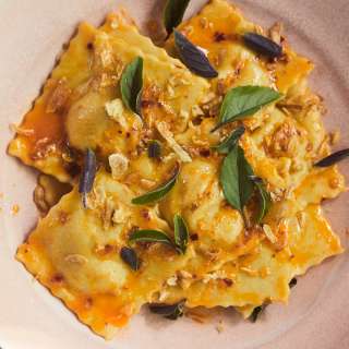 Kabocha Ravioli with Chile-Lemon Butter