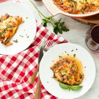 Mushroom Zucchini Lasagna