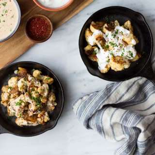 Roasted Cauliflower With Yogurt Sauce (Zahra)