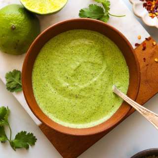 Creamy Cilantro Sauce (Dairy-free!)