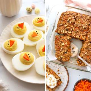 25+ Easter Recipes: Carrot Cake Baked Oatmeal