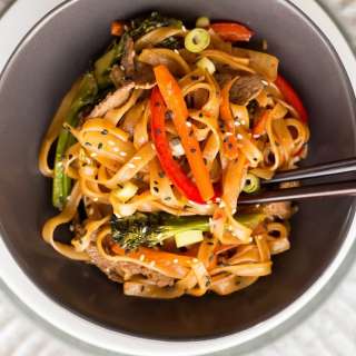 Beef Noodle Stir Fry