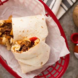 Make Ahead Beef Breakfast Burritos (Freezer Friendly!)