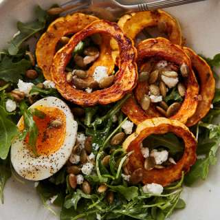 Spiced Delicata Breakfast Salad