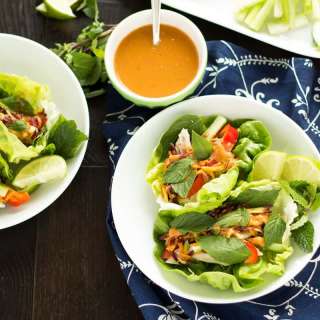 Ginger Peanut Lettuce Wraps