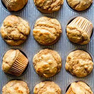 Healthy Peanut Butter Banana Muffins