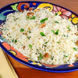 Brown Butter and Pecan Basmati Rice
