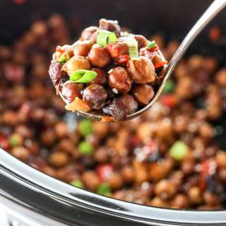 Kung Pao Chickpeas (in a Slow Cooker!)