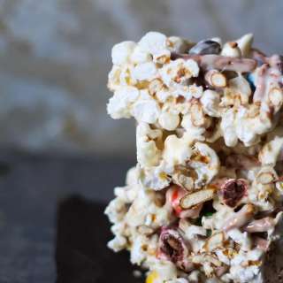 Brown Butter Marshmallow Popcorn Treat Bars
