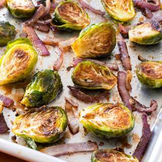Balsamic Roasted Brussels Sprouts
