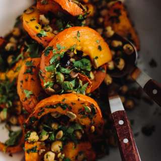 Chipotle Red Kuri Squash with Chickpeas