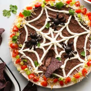 Spider Web Halloween Dip