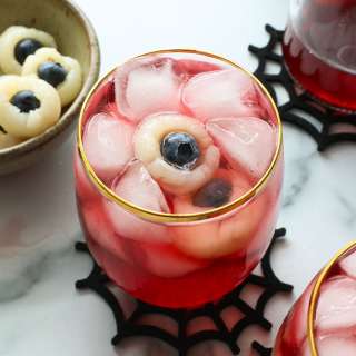 Lychee Eyeball Halloween Punch