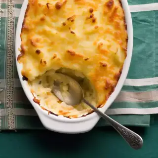 Mashed Potato and Cauliflower Gratin