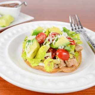 Pork Tenderloin Tostadas with Avocado