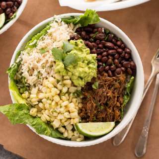 Slow Cooker Beef Burrito Bowl