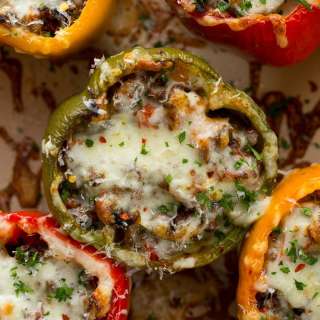 Pizza Stuffed Bell Peppers