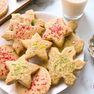 Oat Flour Sugar Cookies