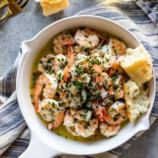 Shrimp Scampi with White Wine