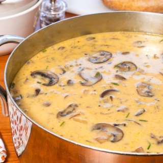 Wild Rice and Mushroom Soup