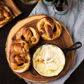 Soft Beer Pretzels with Beer Cheese Dip