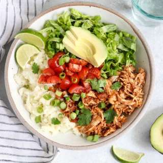 Instant Pot Chicken Burrito Bowls