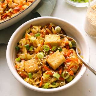 Vegan Egg Roll in a Bowl