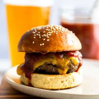 Grilled BBQ Burgers