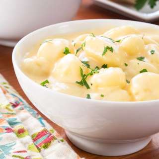 Gnocchi with Triple Cheese Sauce