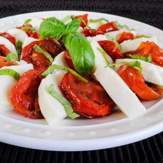 Roasted Tomato Caprese Salad
