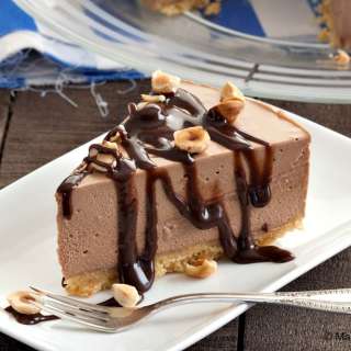 Nutella Cheesecake with Nutella Ganache #WorldNutellaDay