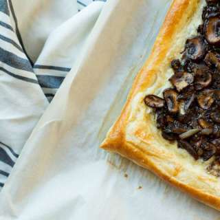 Mushroom and Gruyère Tart